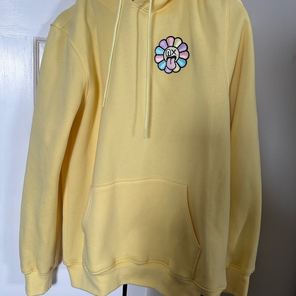 Yellow Graphic Hoodie
